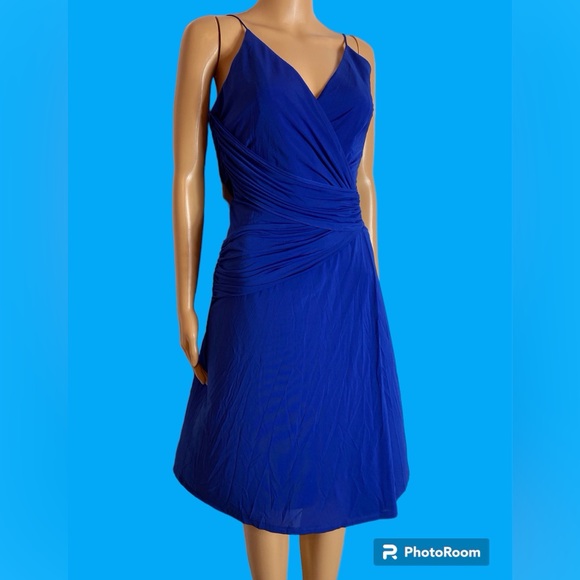 Laundry by Design Lapis spaghetti strap dress sz.10 NWT - Picture 2 of 14